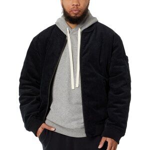 LABEL Go-To Corduroy Bomber Black